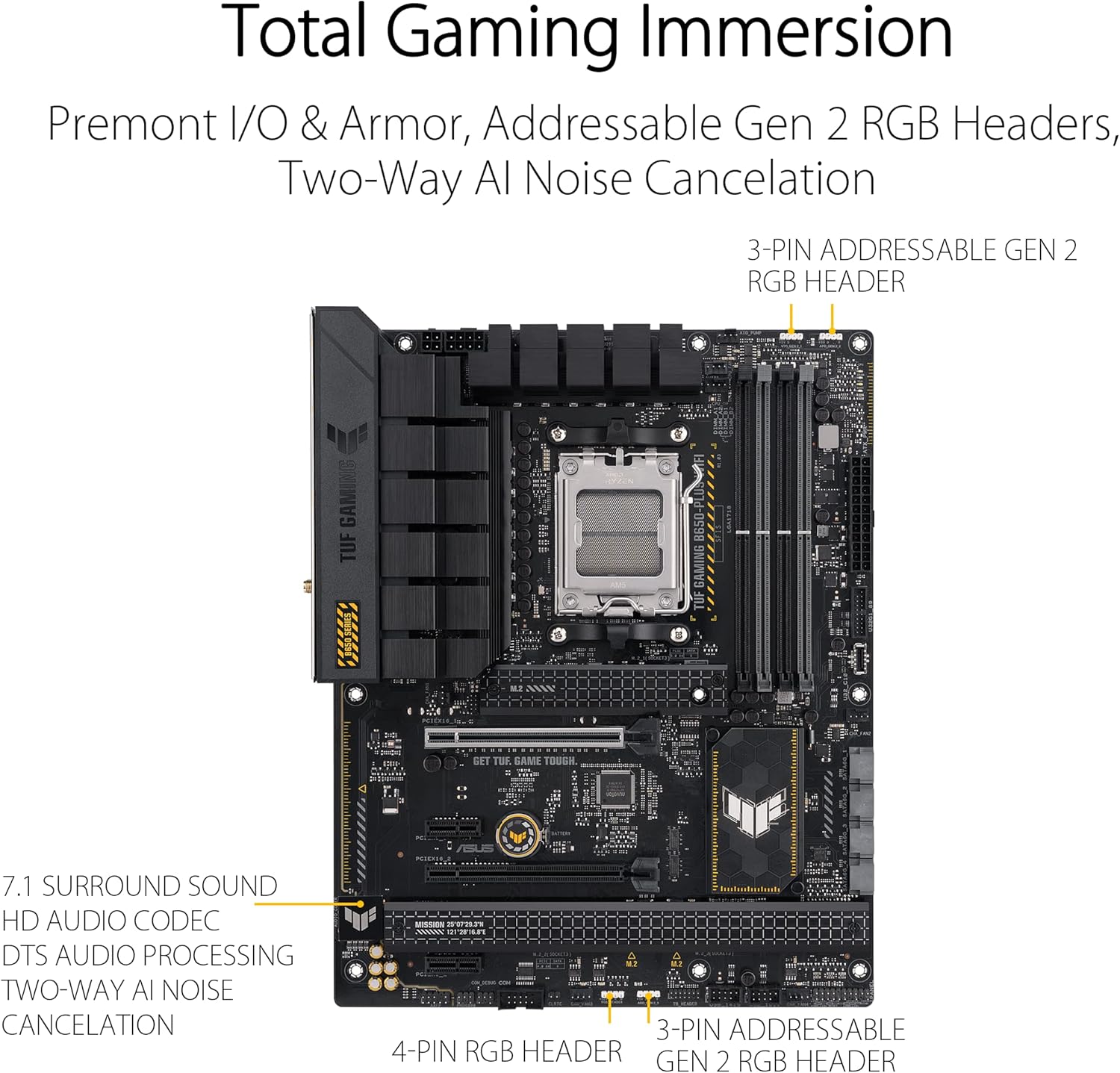 Asus Motherboard TUF GAMING B650-PLUS WIFI DDR5 Asus Motherboard TUF GAMING B650-PLUS WIFI DDR5